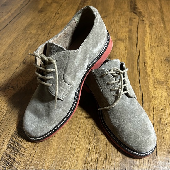 Crewcuts Other - Crewcuts J. Crew Suede Oxford’s Contrast Rubber Sole Boys Shoes